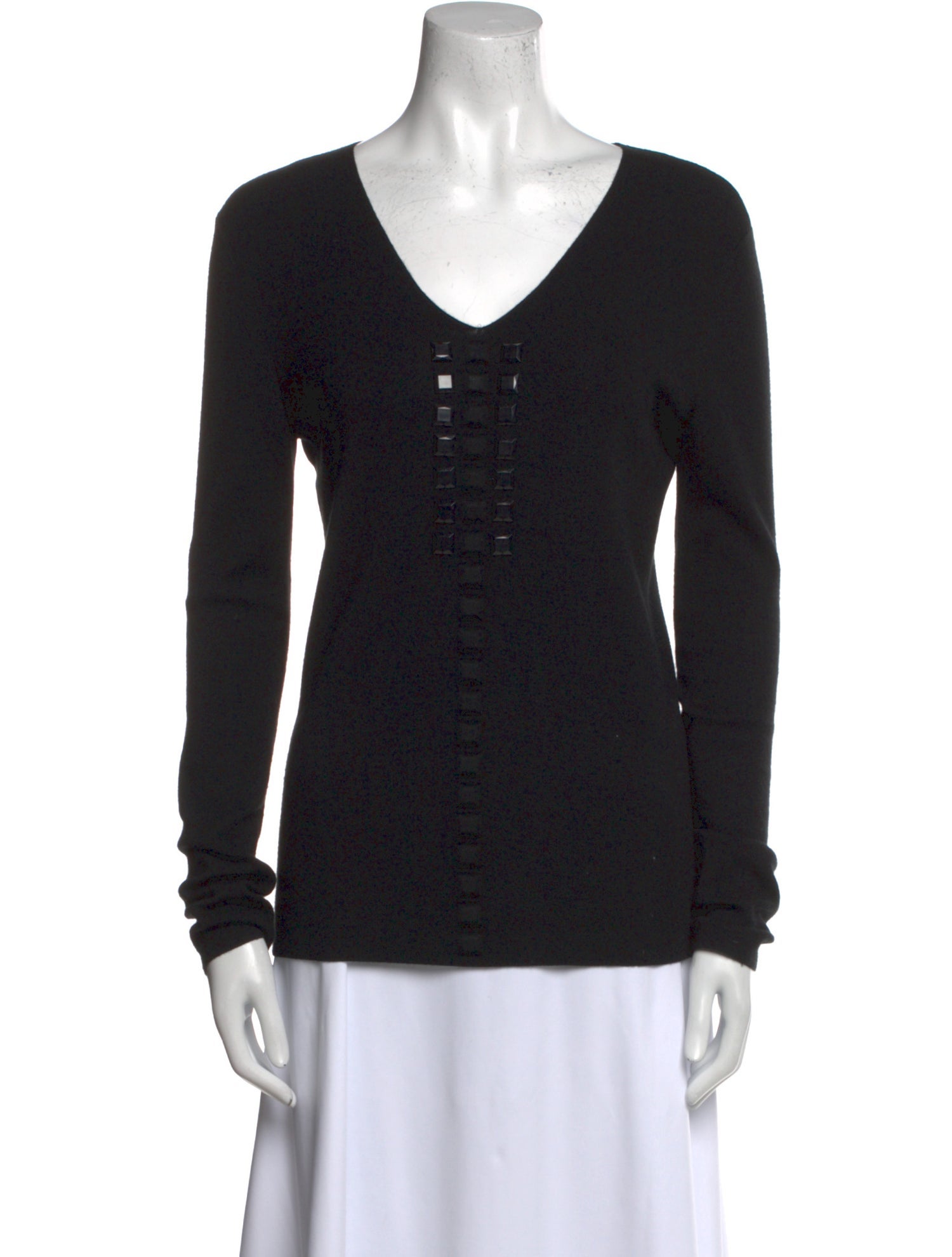 Akris Cashmere V-Neck Sweater