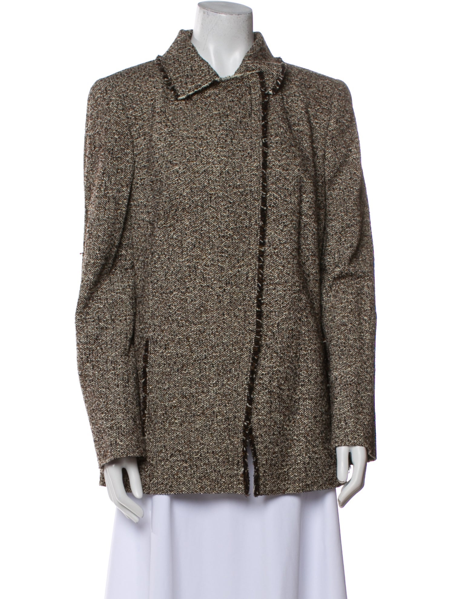 Akris Wool Tweed Pattern Jacket