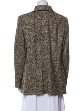 Akris Wool Tweed Pattern Jacket