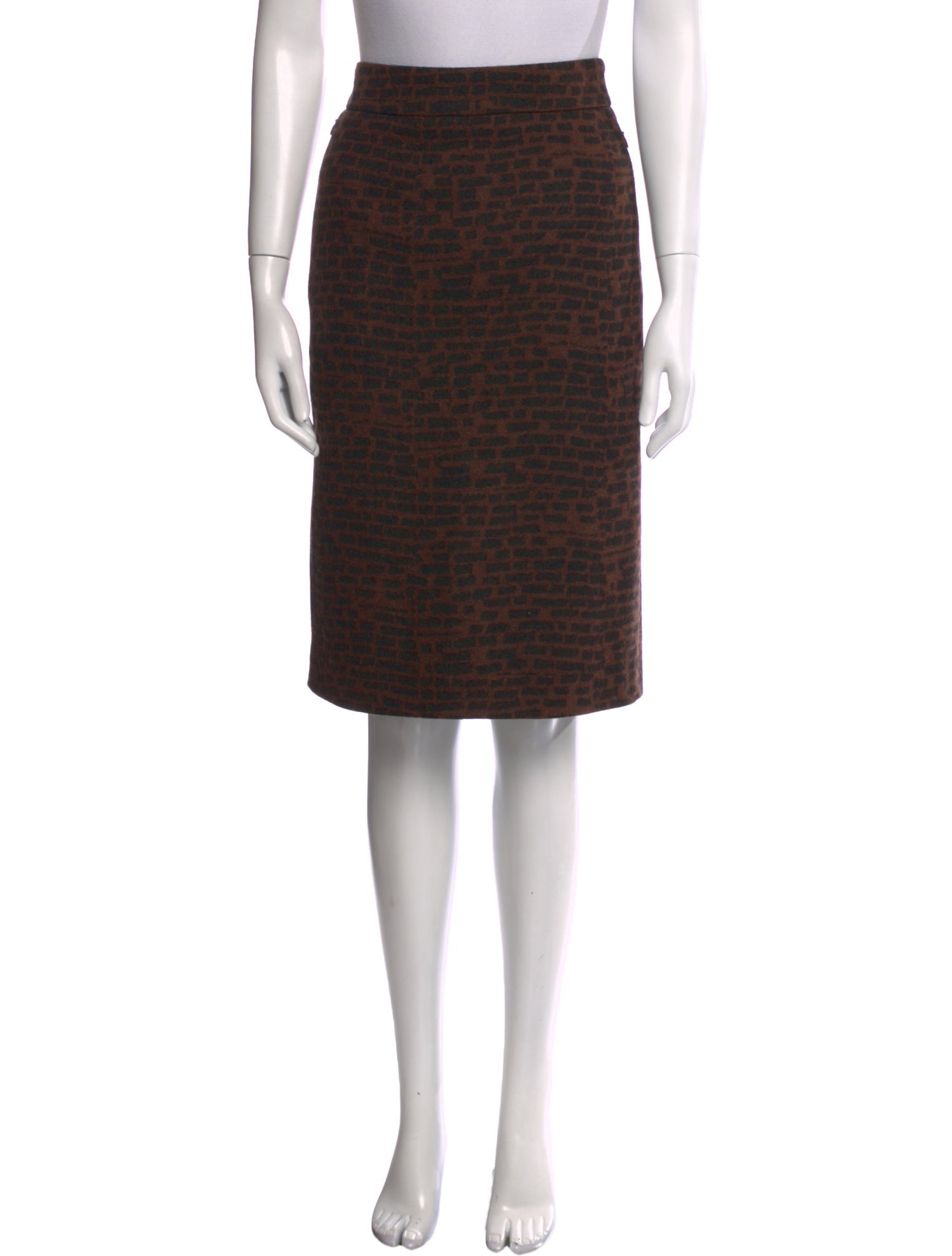 Akris Wool Knee-Length Skirt