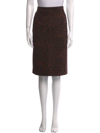 Akris Wool Knee-Length Skirt