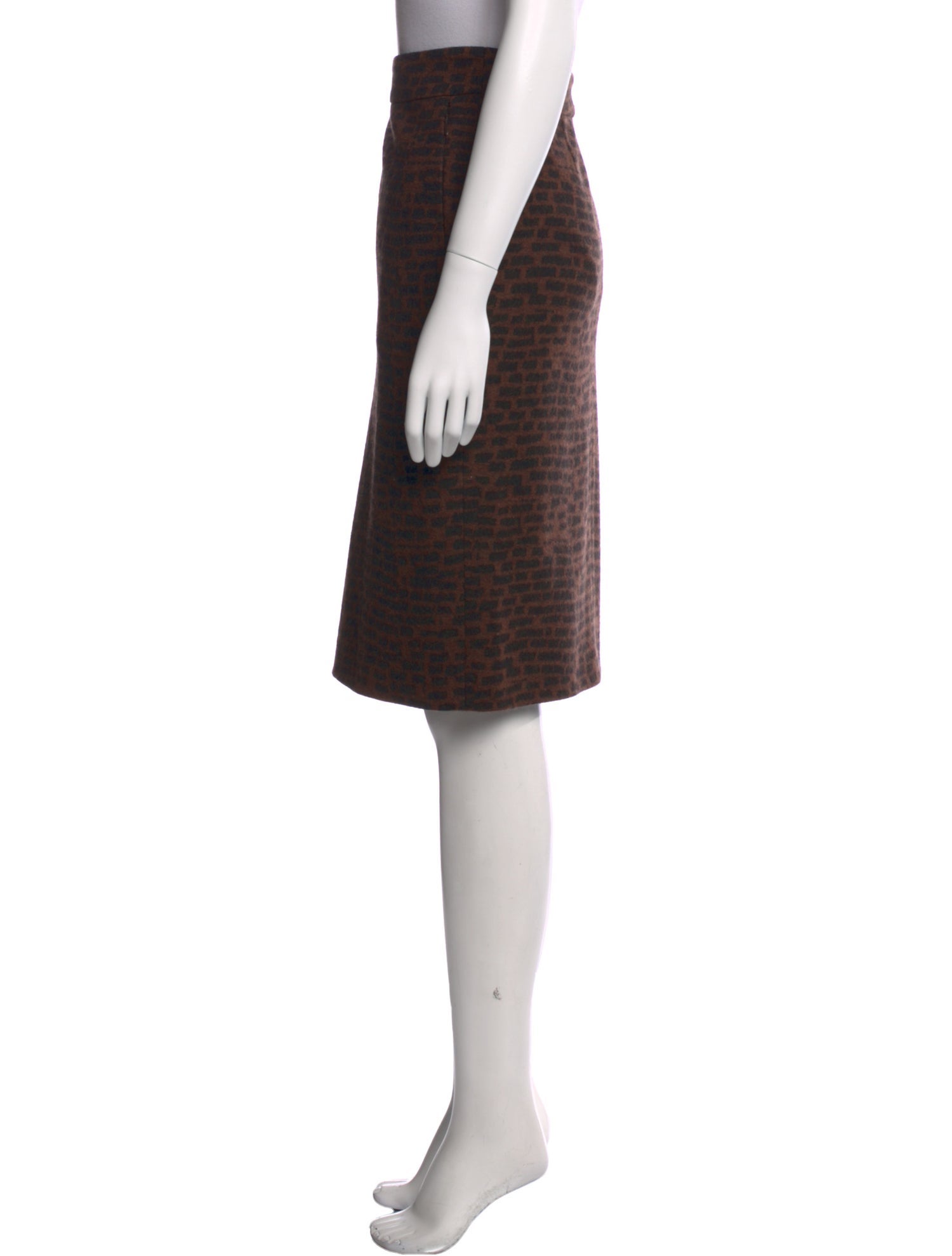Akris Wool Knee-Length Skirt