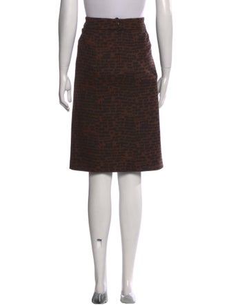 Akris Wool Knee-Length Skirt