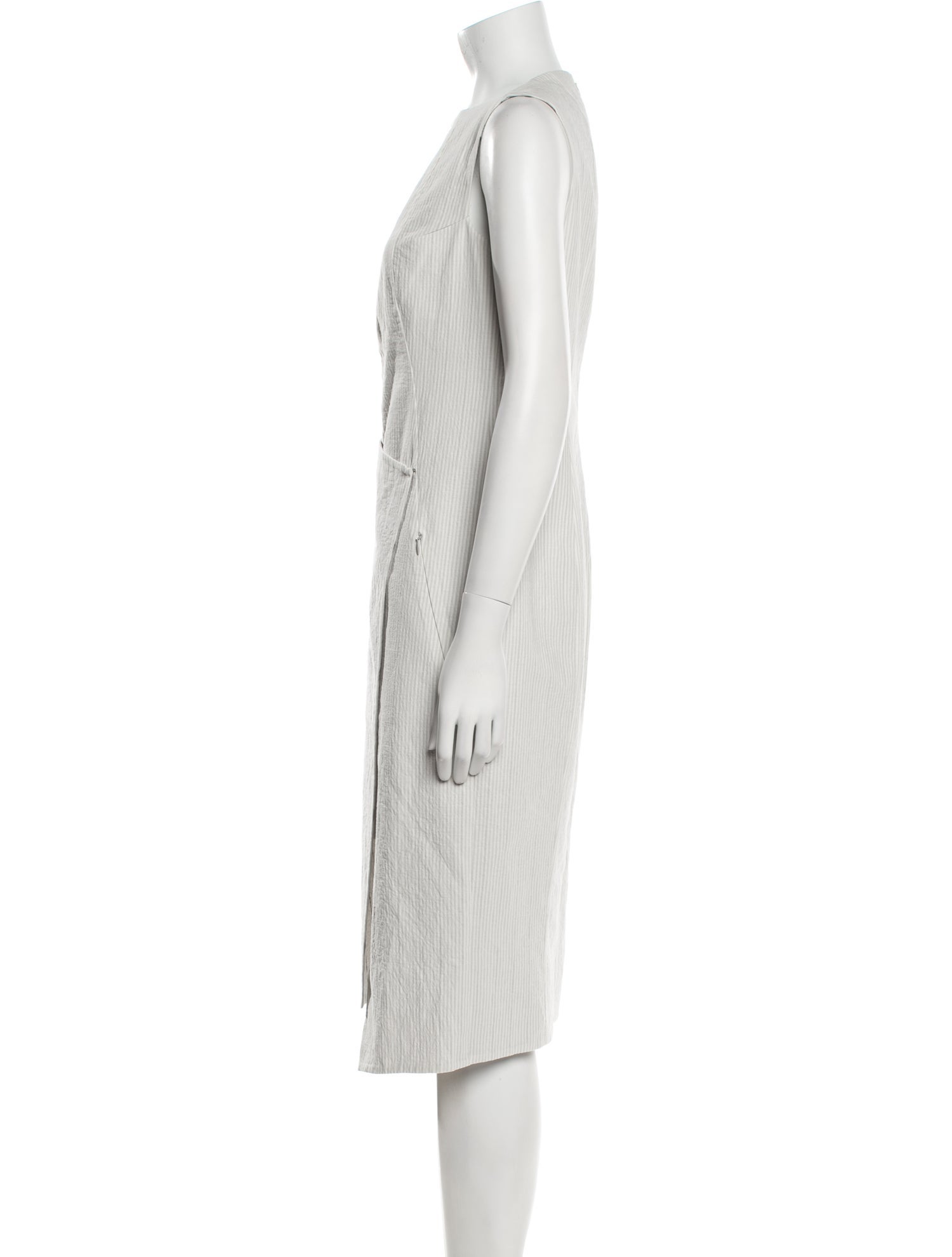 Akris Bateau Neckline Midi Length Dress
