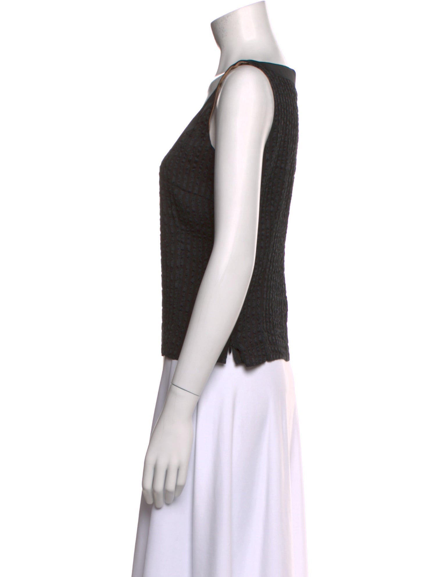 Akris Silk V-Neck Top