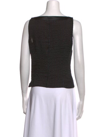 Akris Silk V-Neck Top