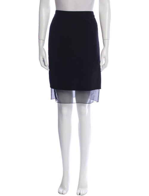 Akris Wool Knee-Length Skirt