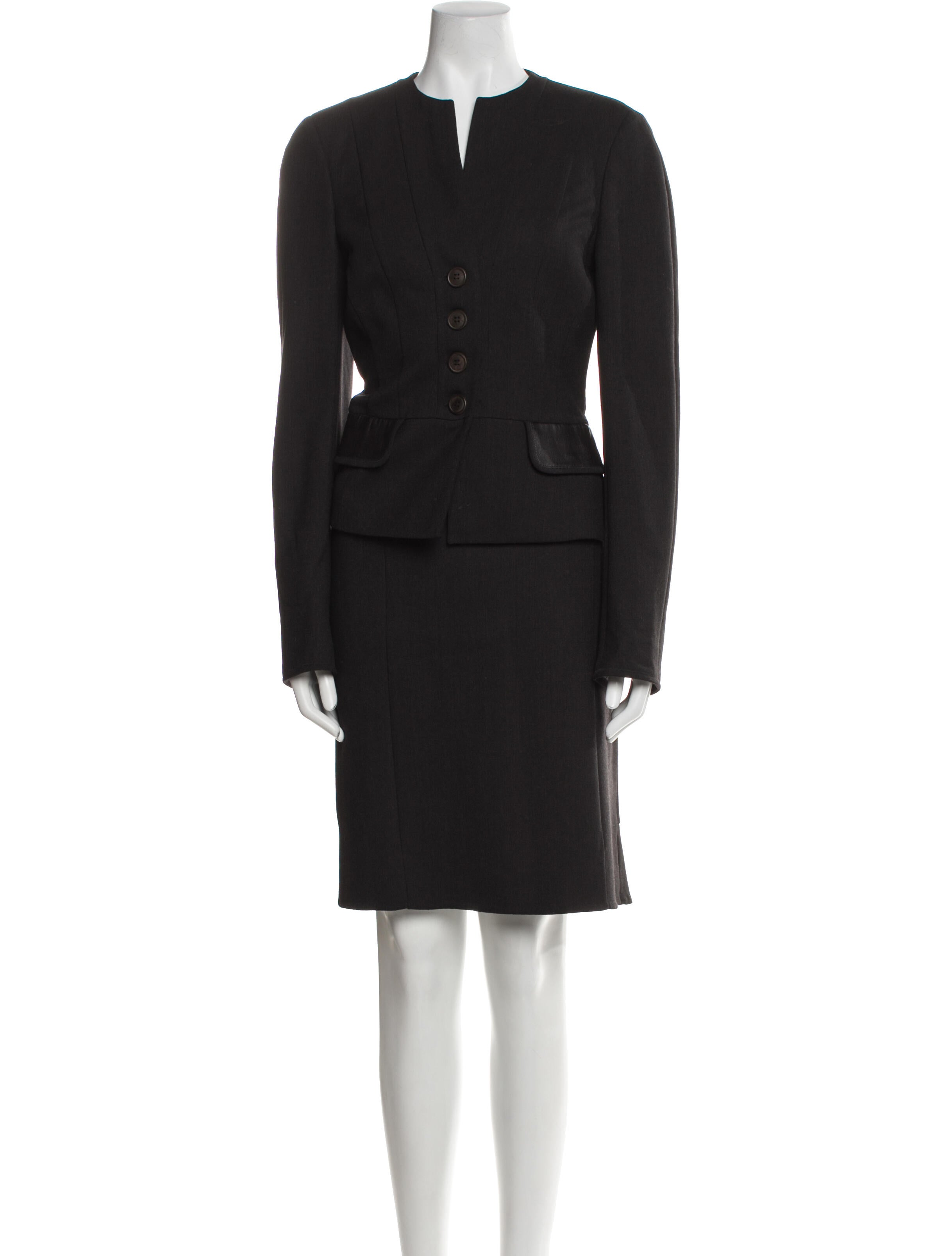 Akris Wool Skirt Set