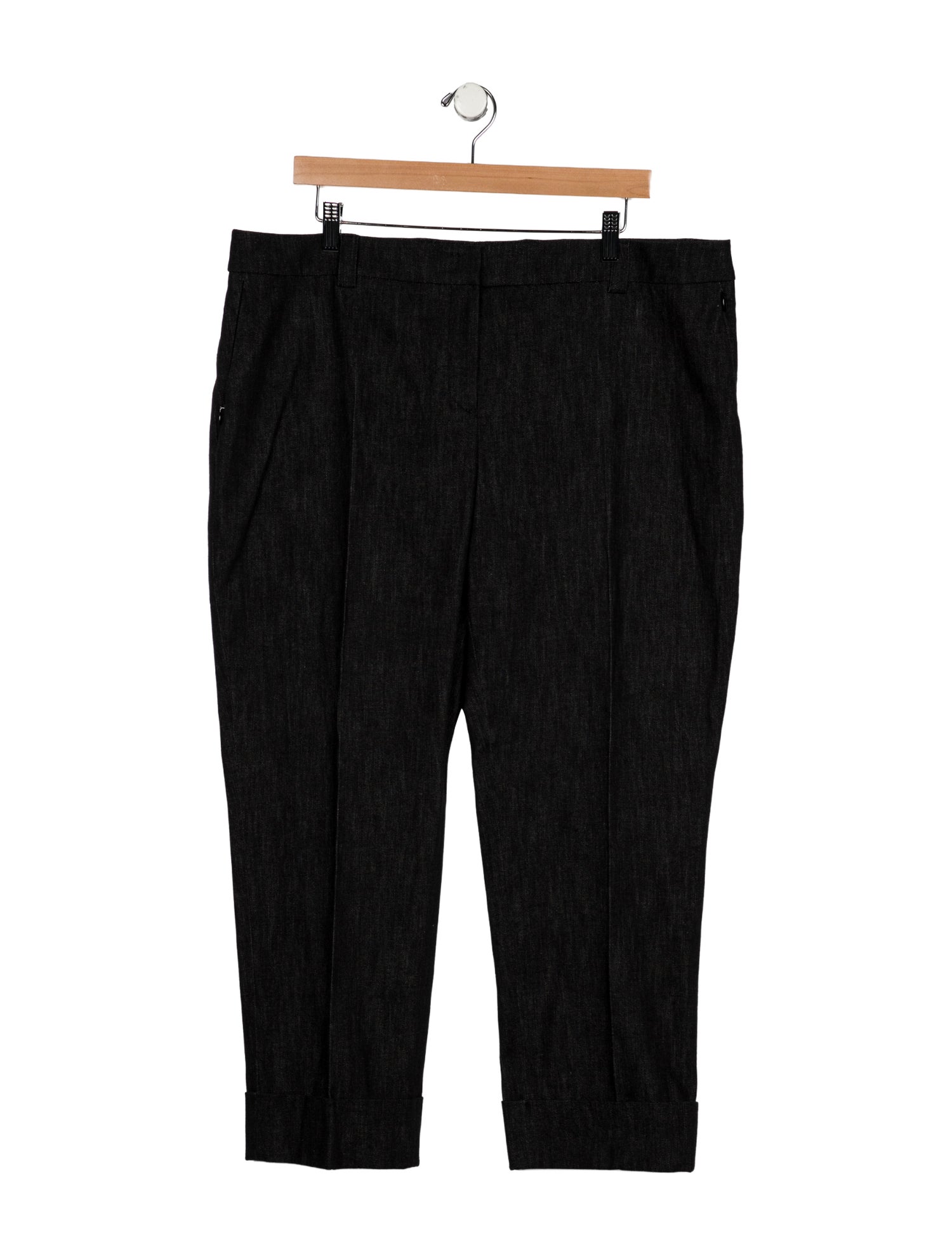 Akris High-Rise Wide Leg Jeans