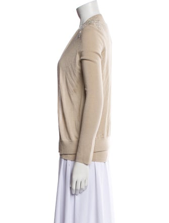 Akris Cashmere Beaded Accents Set