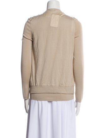 Akris Cashmere Beaded Accents Set