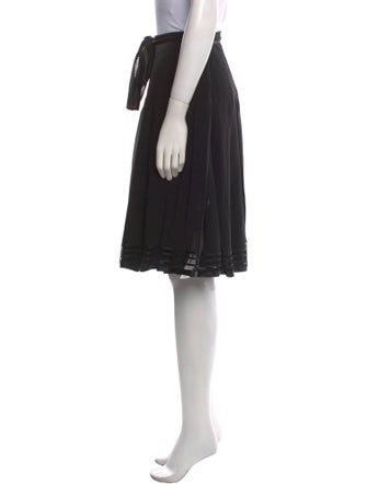 Akris Silk Knee-Length Skirt