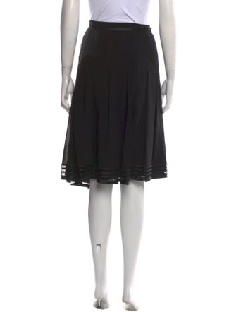 Akris Silk Knee-Length Skirt