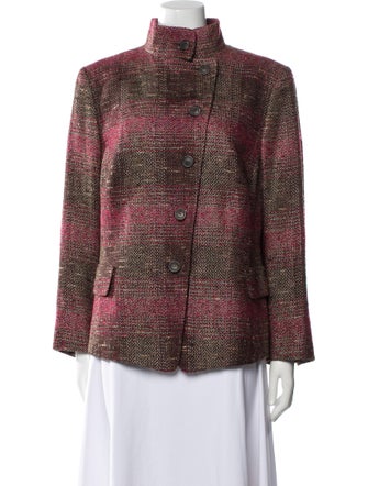 Akris Tweed Pattern Jacket