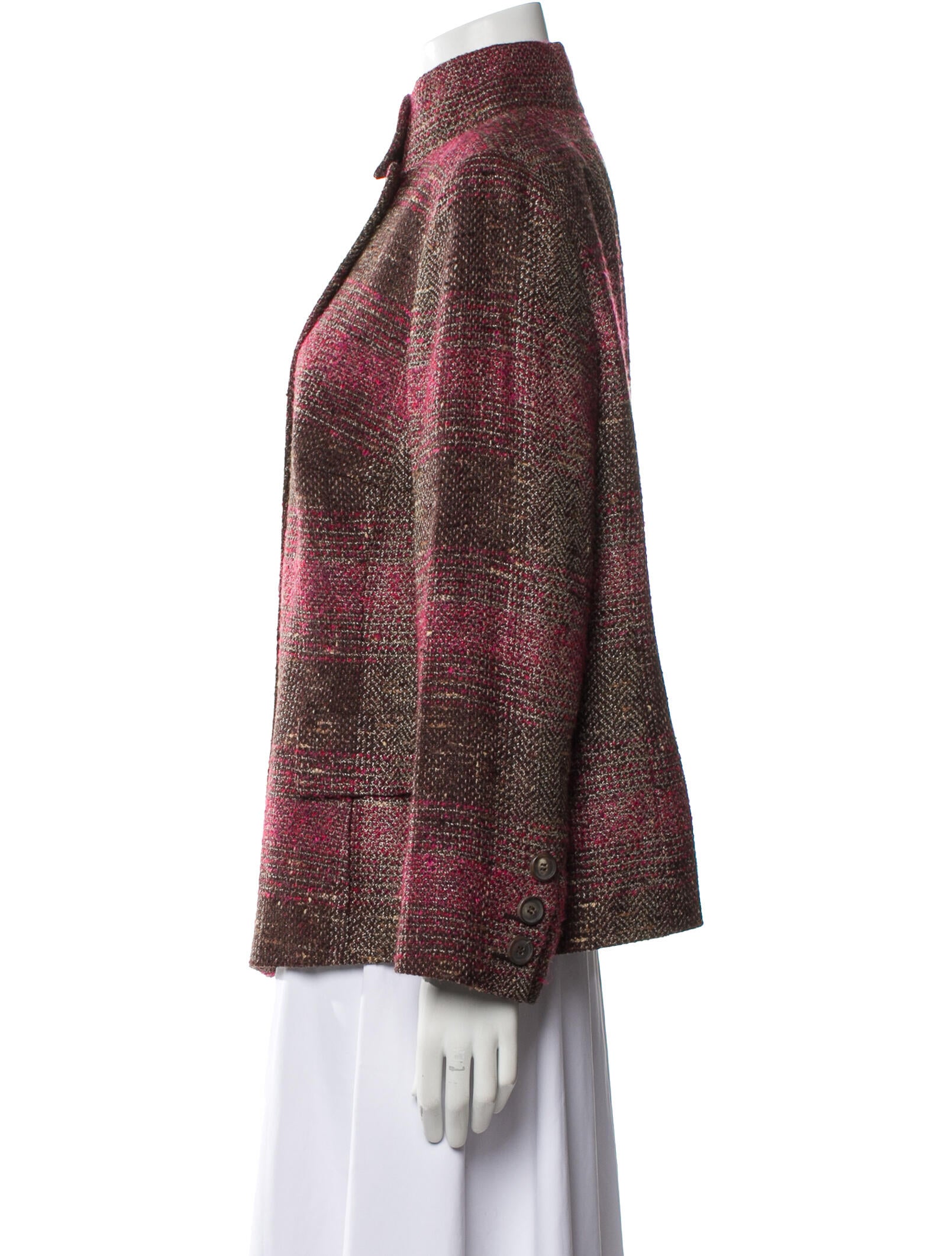 Akris Tweed Pattern Jacket