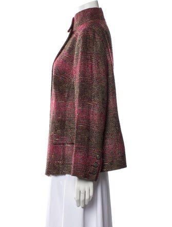 Akris Tweed Pattern Jacket