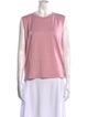 Akris Crew Neck Sleeveless Top