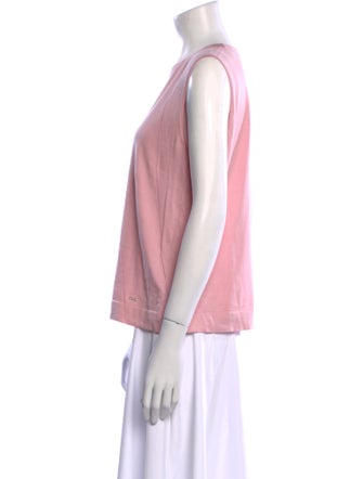 Akris Crew Neck Sleeveless Top