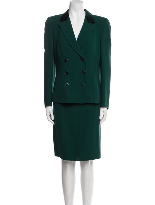 Akris Virgin Wool Skirt Suit