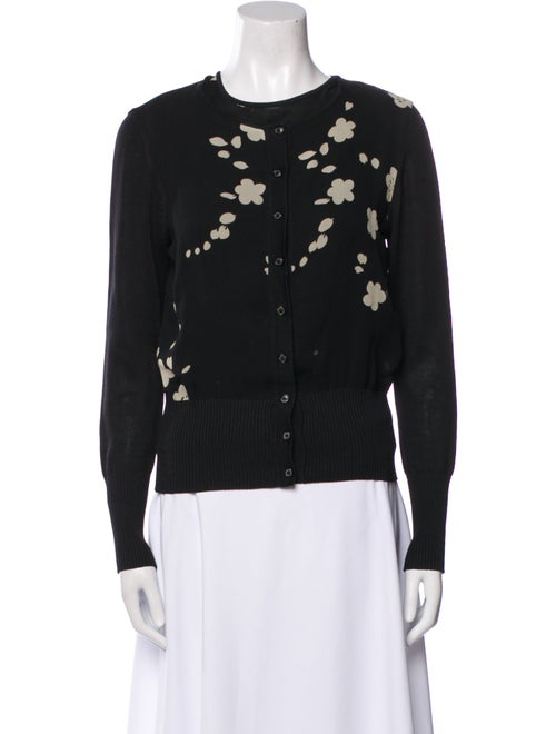 Akris Floral Print Cutout Accent Set