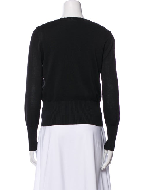 Akris Floral Print Cutout Accent Set