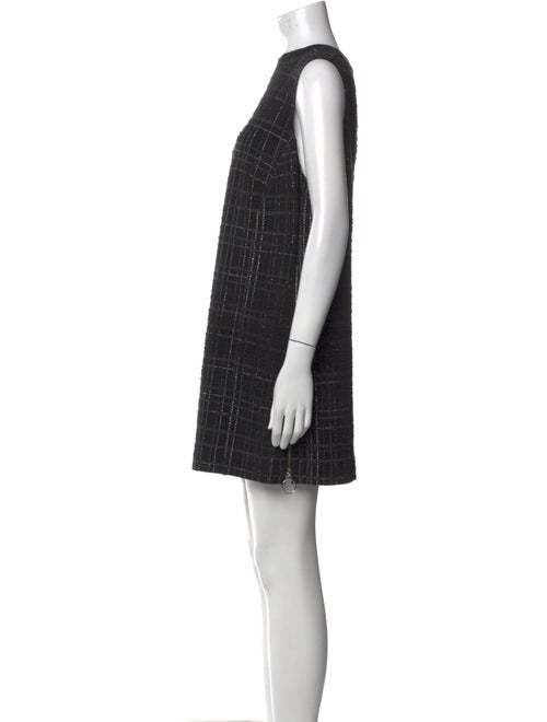 Akris Plaid Print Mini Dress