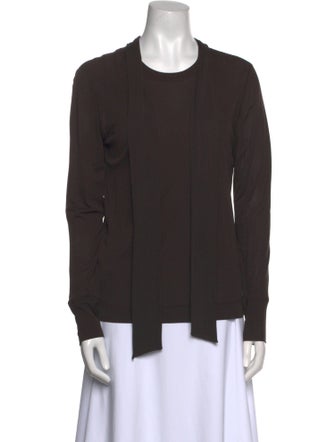 Akris Silk Crew Neck Sweatshirt
