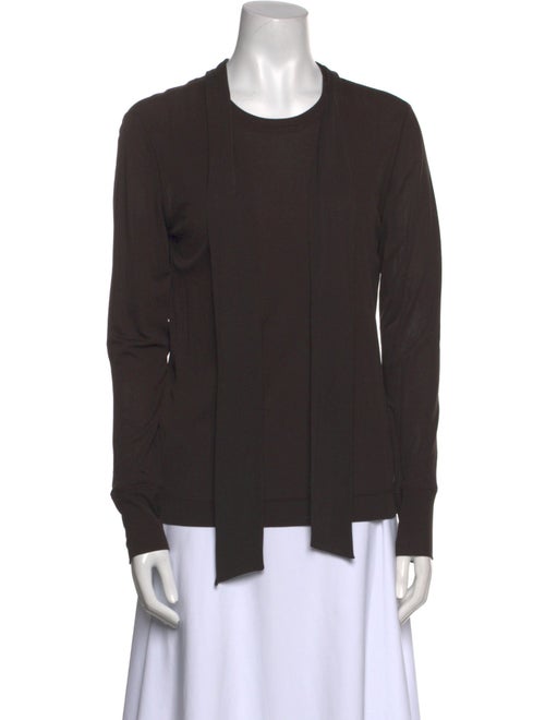 Akris Silk Crew Neck Sweatshirt