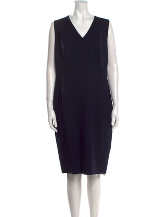 Akris Wool Midi Length Dress