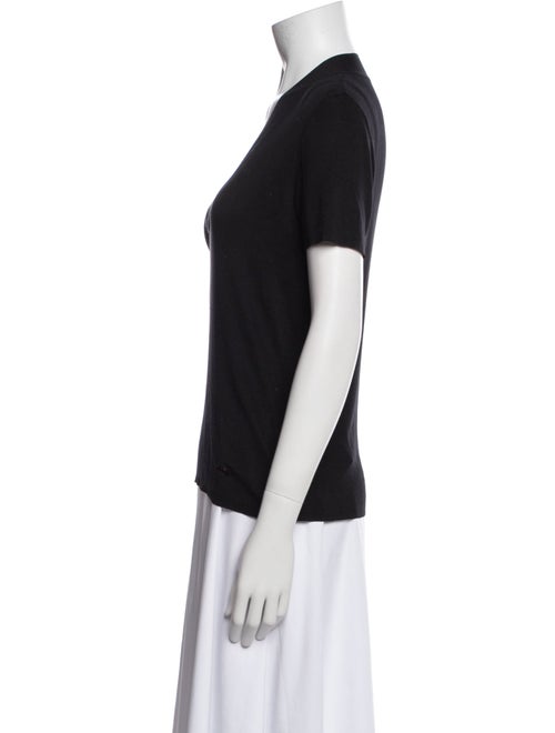 Akris Silk V-Neck T-Shirt