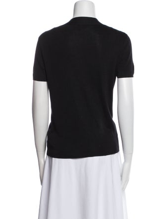 Akris Silk V-Neck T-Shirt