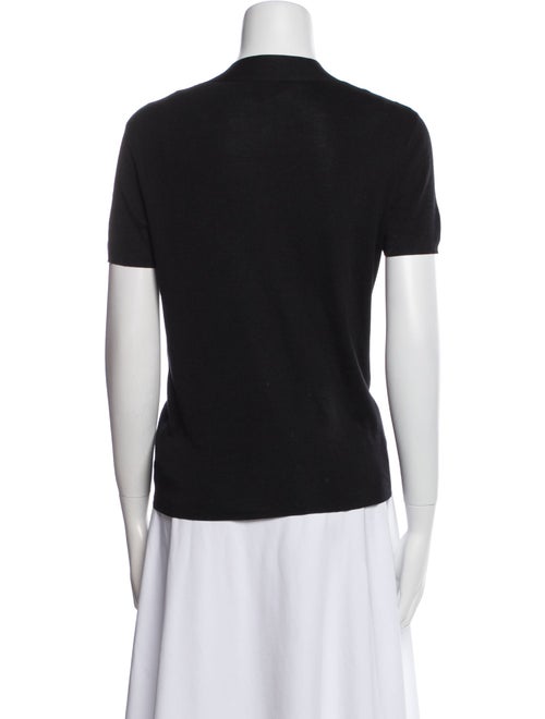 Akris Silk V-Neck T-Shirt