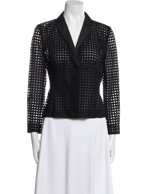 Akris Polka Dot Print Blazer