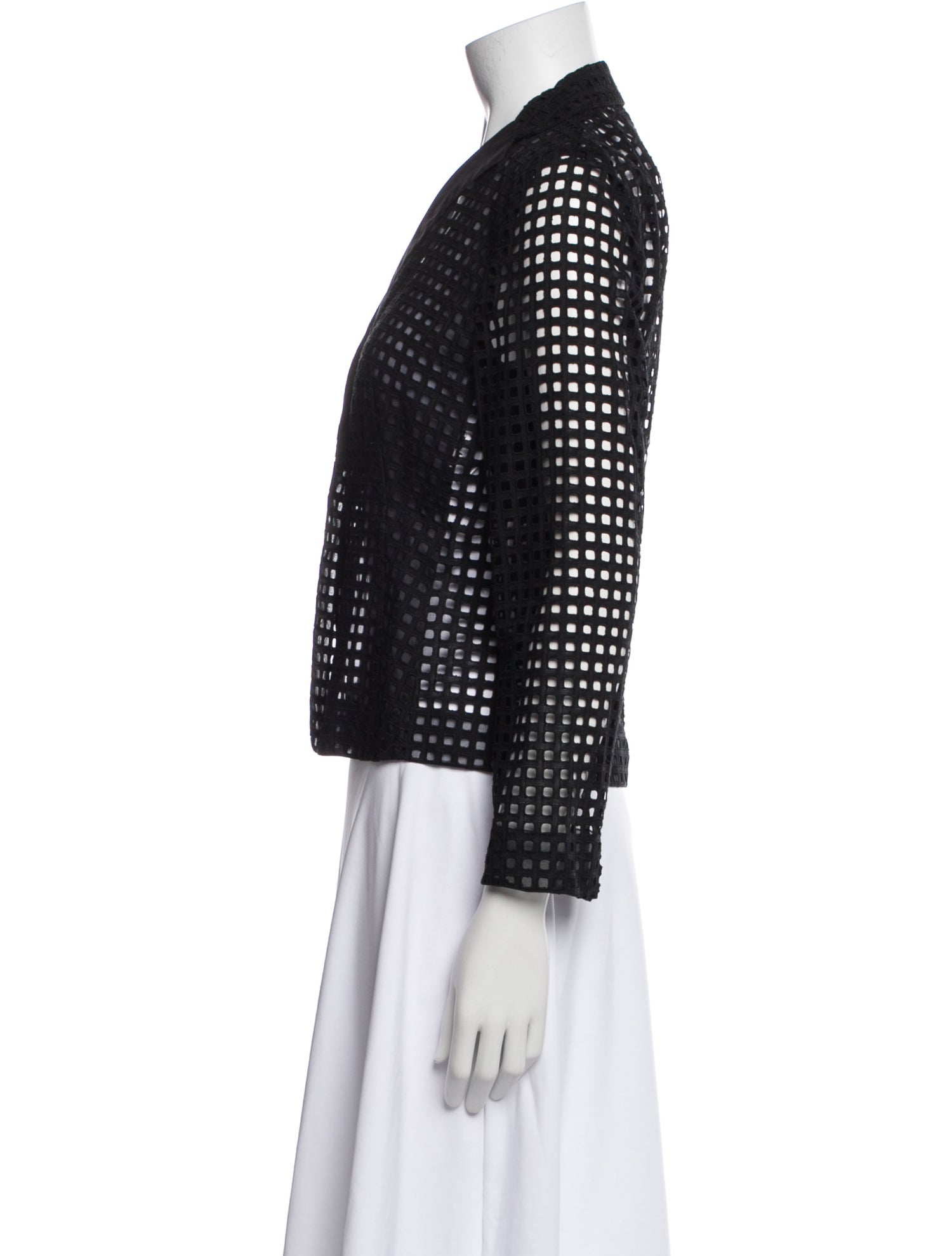 Akris Polka Dot Print Blazer