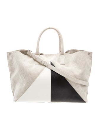 Akris Canvas Top Handle Bag