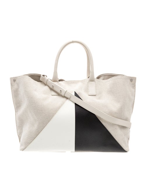 Akris Canvas Top Handle Bag