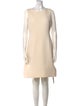 Akris Scoop Neck Mini Dress