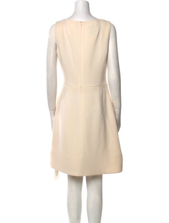 Akris Scoop Neck Mini Dress