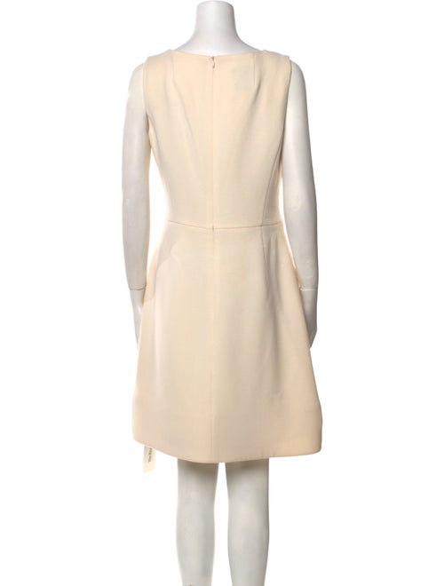 Akris Scoop Neck Mini Dress