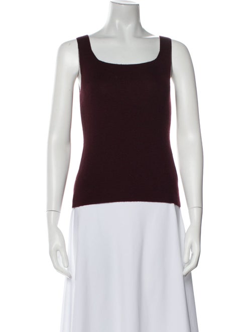 Akris Silk Square Neckline Top