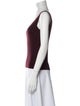 Akris Silk Square Neckline Top