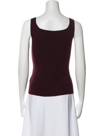 Akris Silk Square Neckline Top