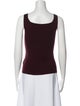 Akris Silk Square Neckline Top