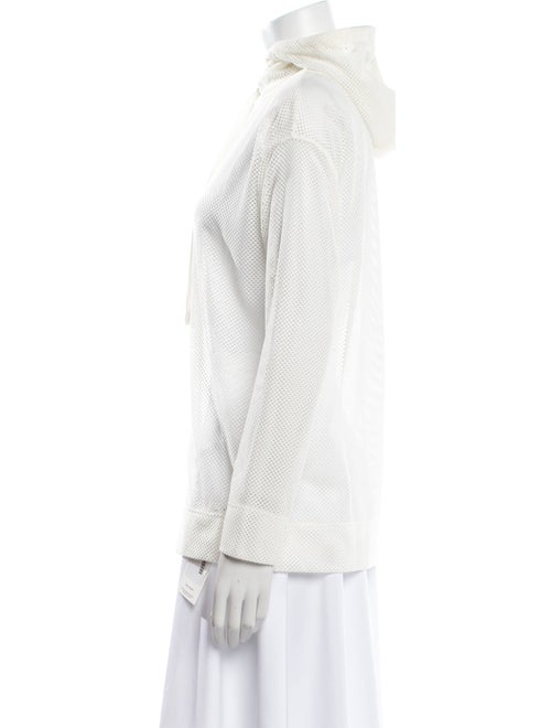 Akris Mock Neck Long Sleeve Blouse