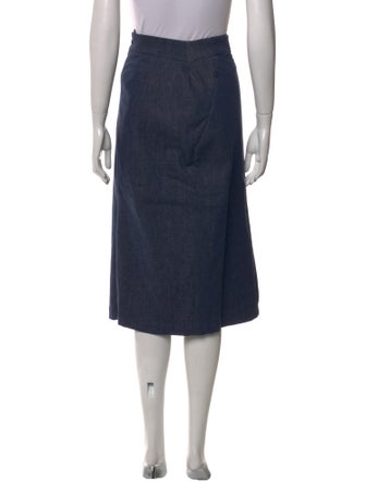 Akris Pleated Accents Midi Length Skirt