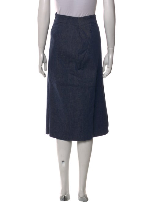 Akris Pleated Accents Midi Length Skirt