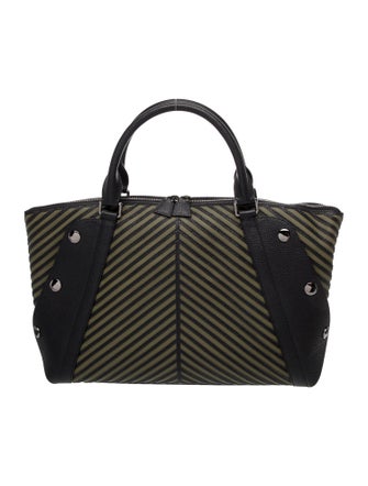 Akris Leather Top Handle Bag