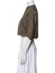 Akris Wool Animal Print Jacket