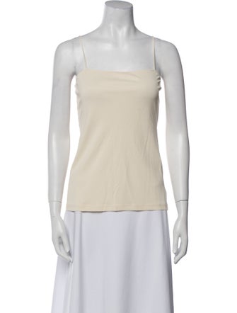 Akris Square Neckline Sleeveless Top