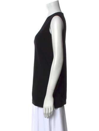 Akris Wool V-Neck Top